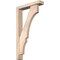 Ekena Millwork Balboa Block Smooth Bracket w/ Offset Brace, Douglas Fir, 3 1/2"W x 16"D x 28"H BKT0402X16X28BOA05SDF - alternate 1